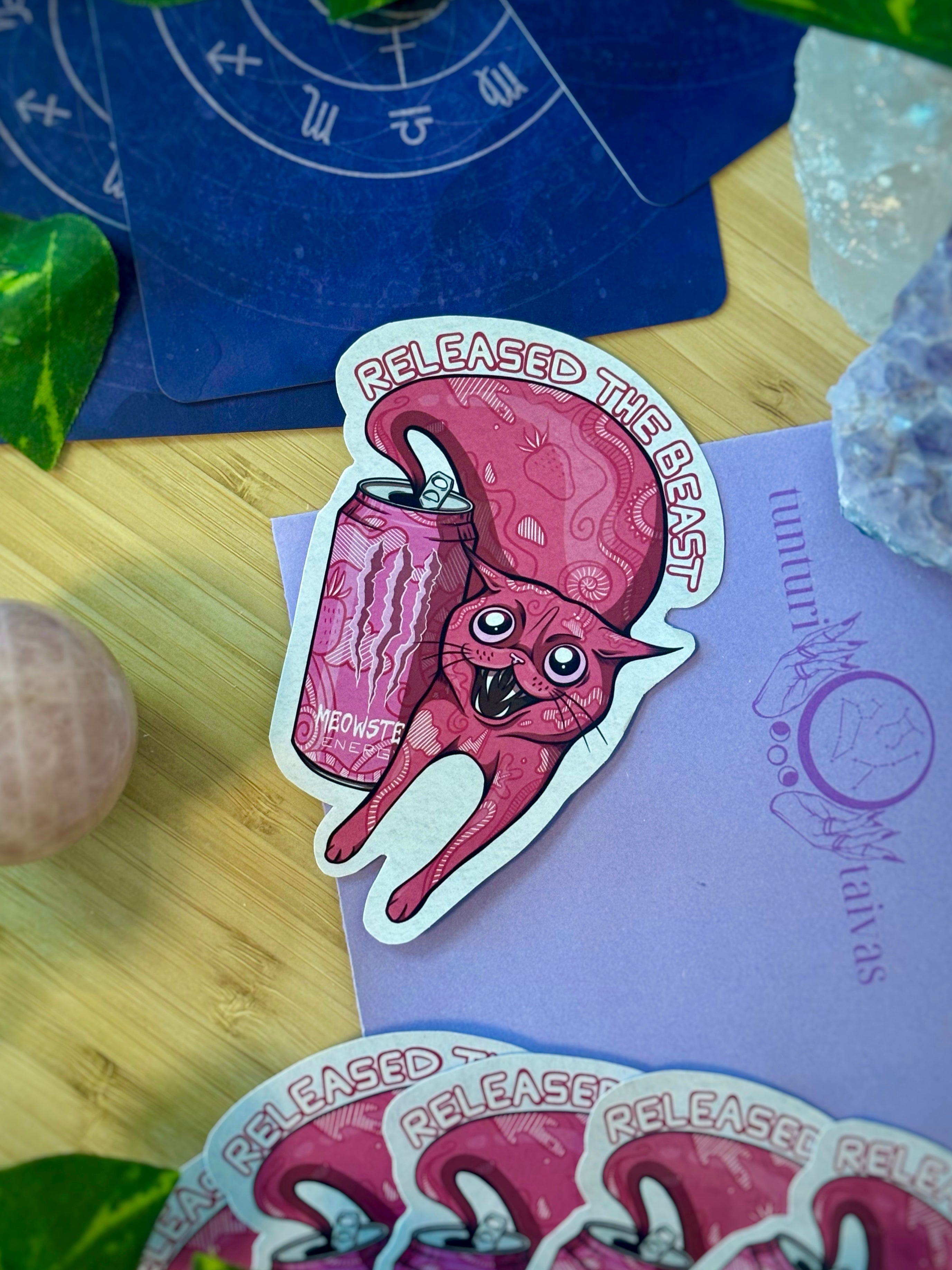 Meowster Strawberry Purrs