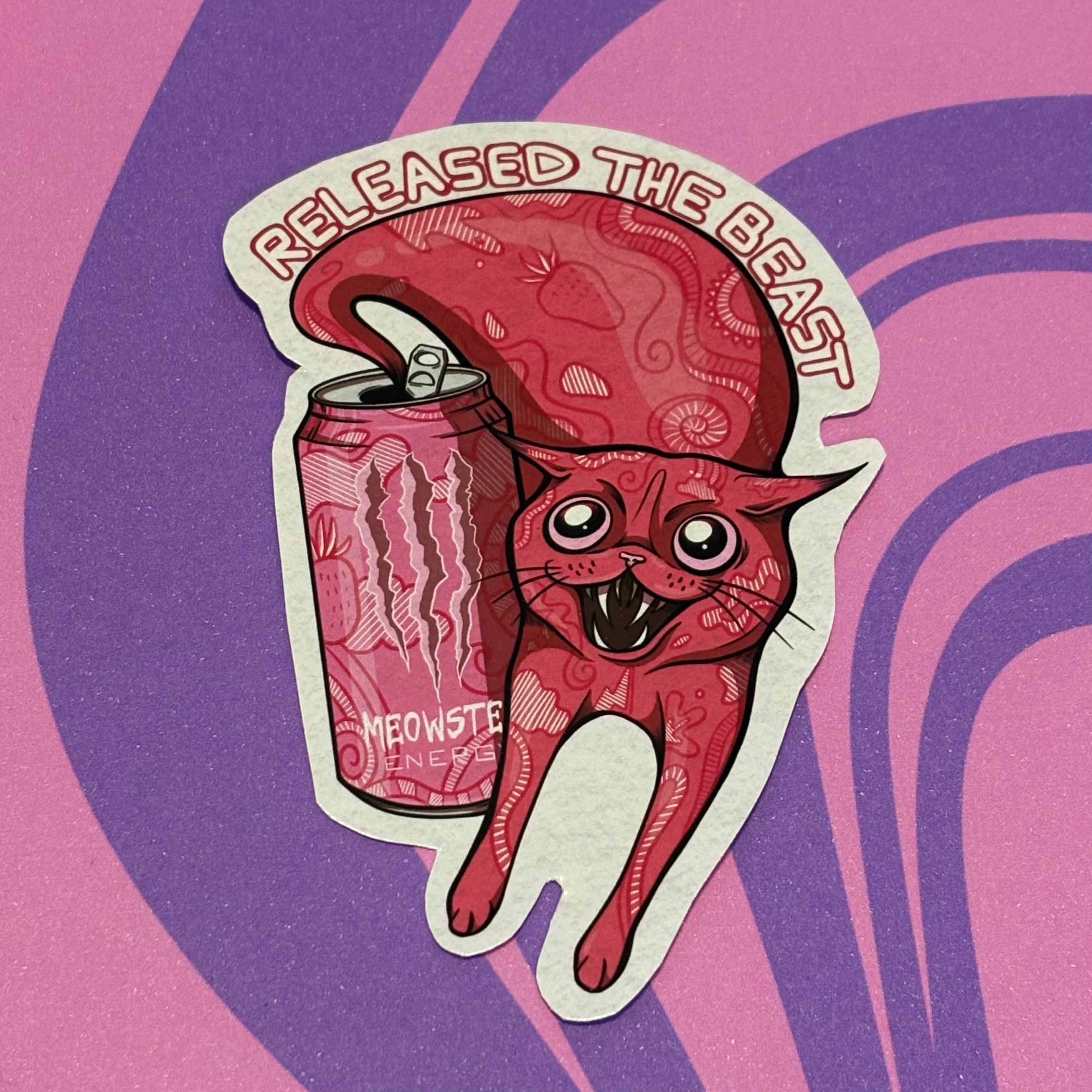 Meowster Strawberry Purrs